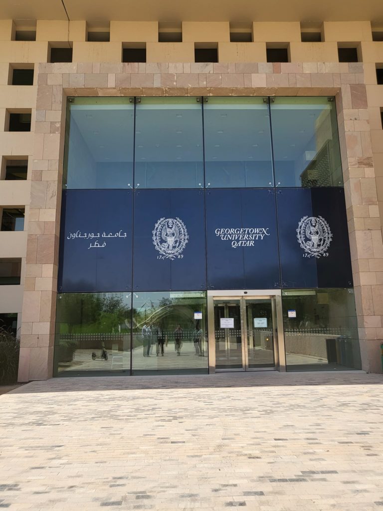 Georgetown University, an American Institute of Higher Education in Doha, Qatar, Jun 2022